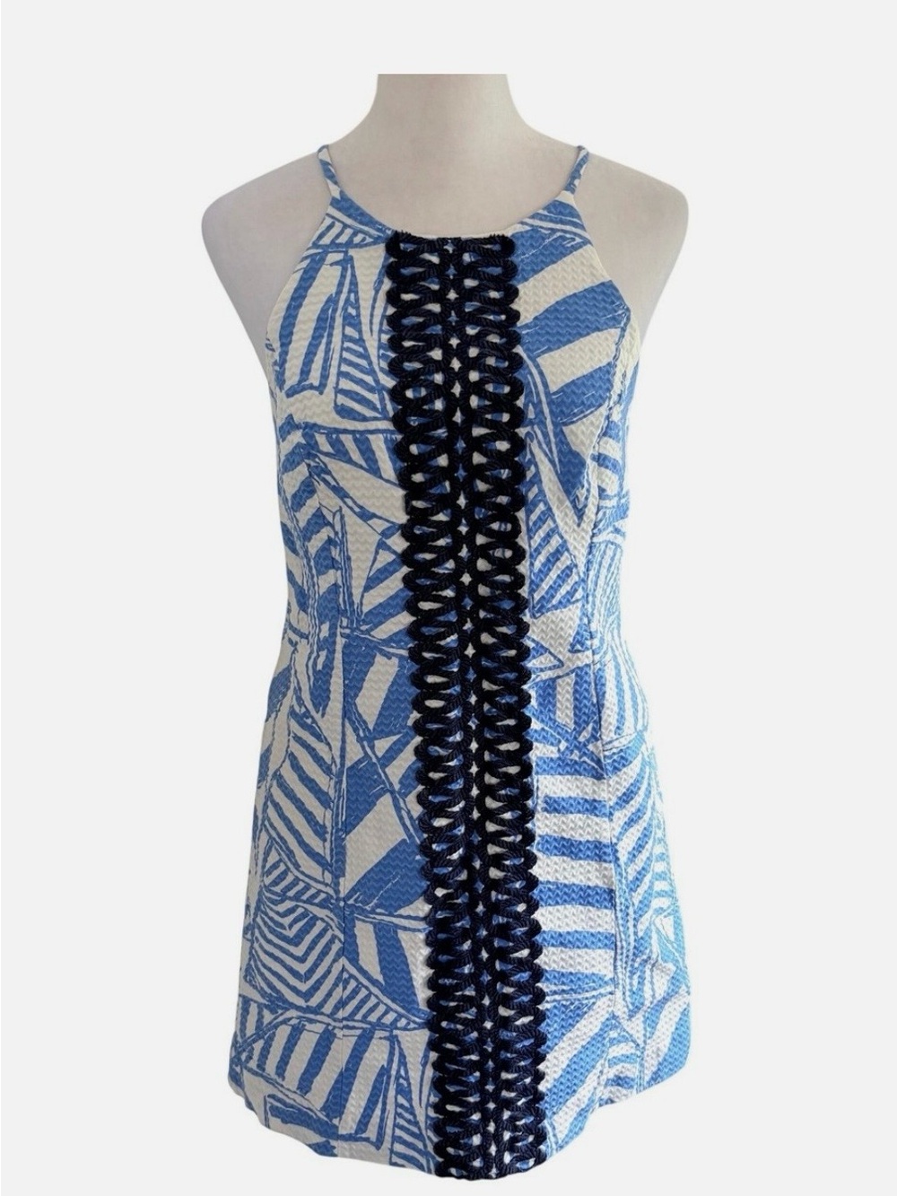 Lilly Pulitzer Annabelle Blue Bay Yacht shift dress